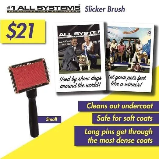 #1 All Systems Small Pet Slicker Brush