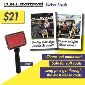 #1 All Systems Small Pet Slicker Brush
