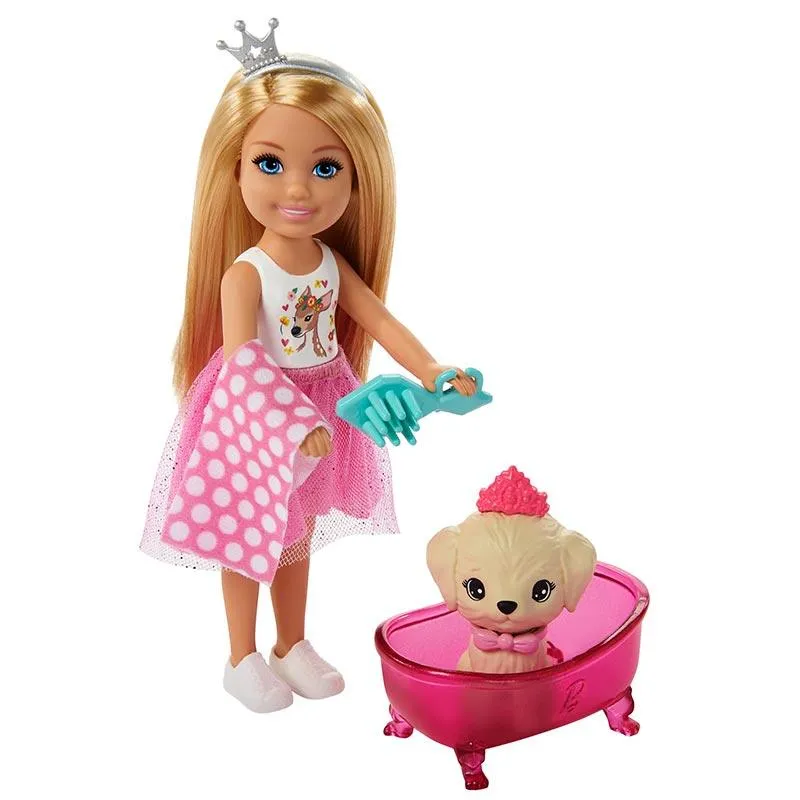 Barbie Chelsea Princess Adventure Doll And Playset 1