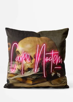 Carpe Noctem Altered Art Cushion