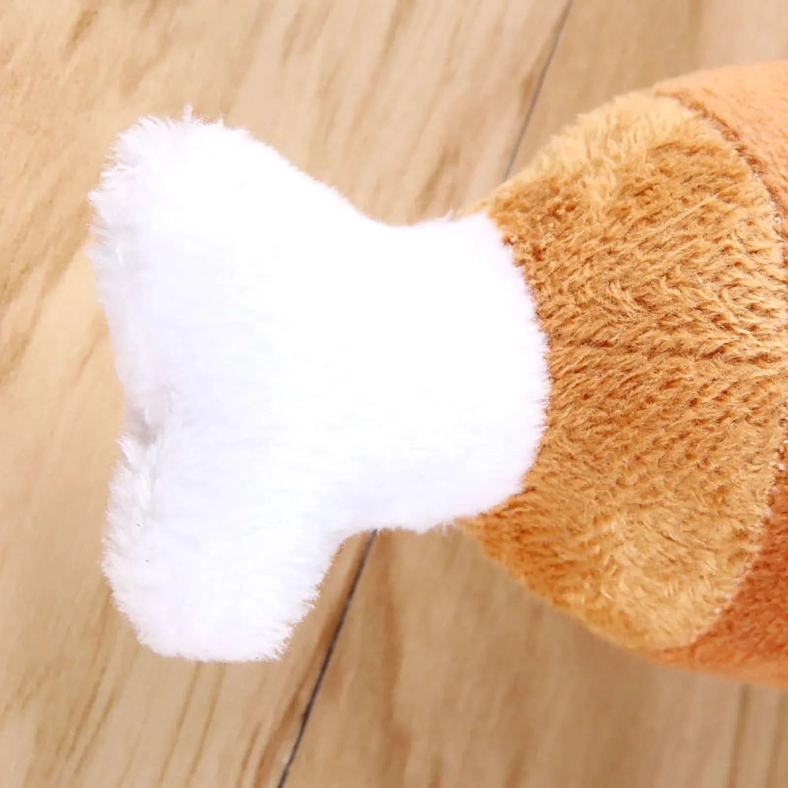 Dog Chew Toy Chicken Leg Toy Chicken Plush Pet Toy Chicken Drumstick Shape Plush Toy Pet Squeaky Stuffed Toy Chicken Legs Bone Chewing Toys for Dog