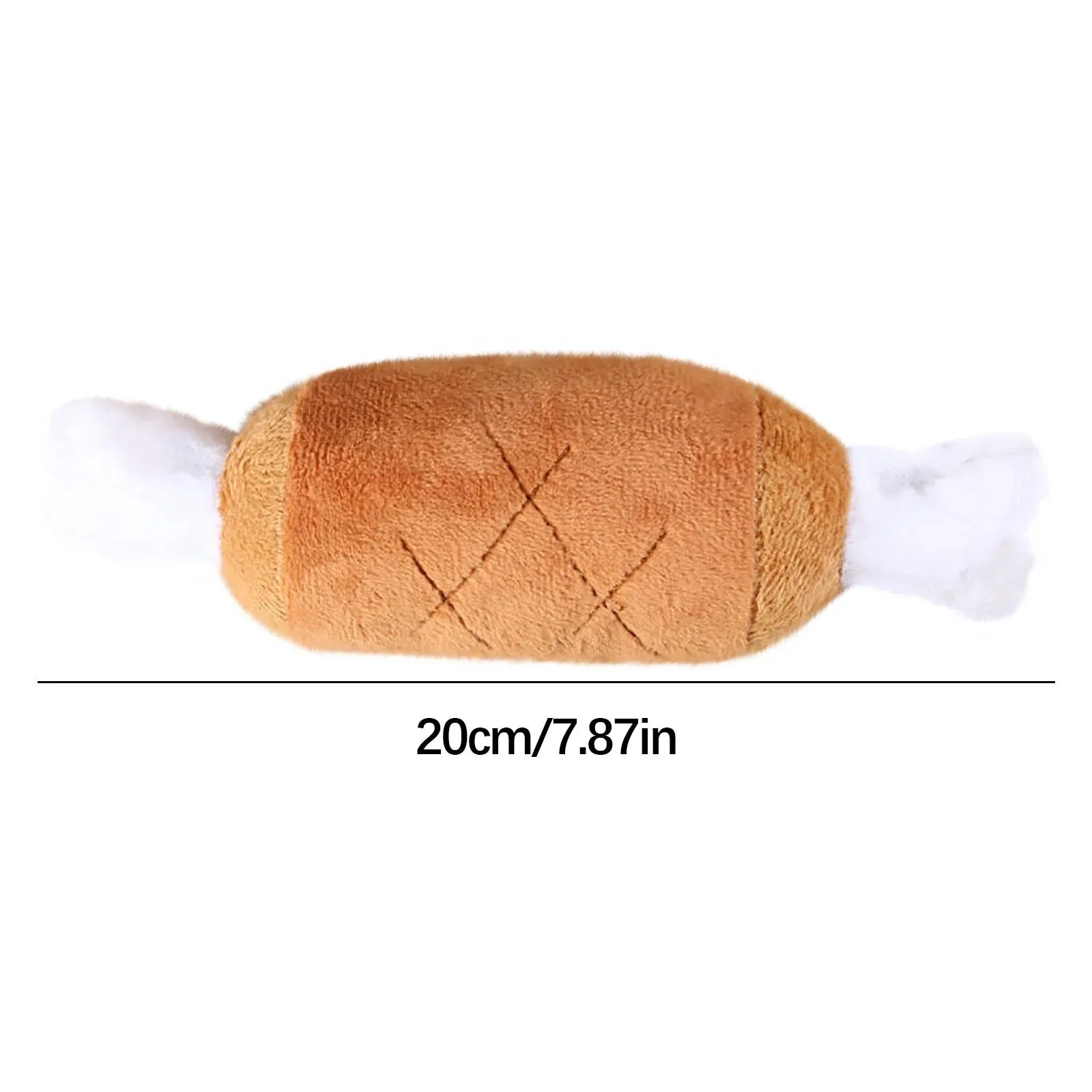 Dog Chew Toy Chicken Leg Toy Chicken Plush Pet Toy Chicken Drumstick Shape Plush Toy Pet Squeaky Stuffed Toy Chicken Legs Bone Chewing Toys for Dog
