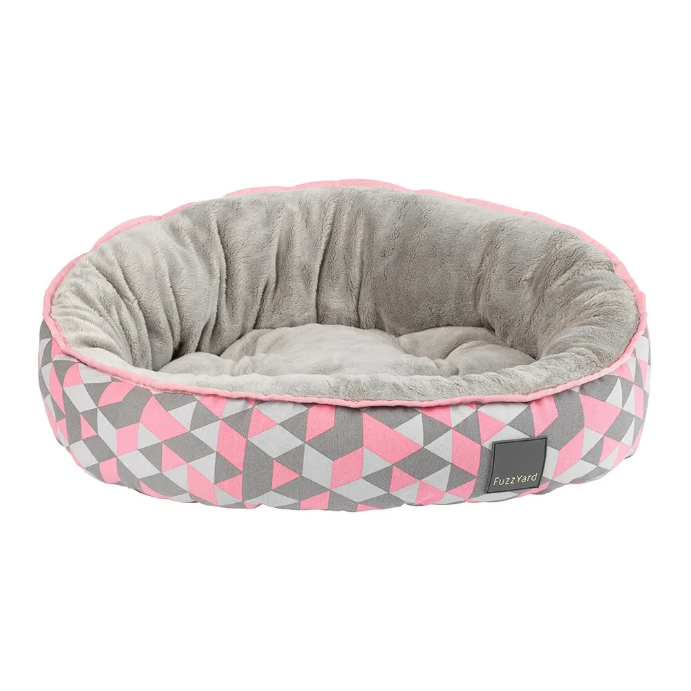 Fuzzyard Reversible Bed - Morganite L 75cm x 80cm