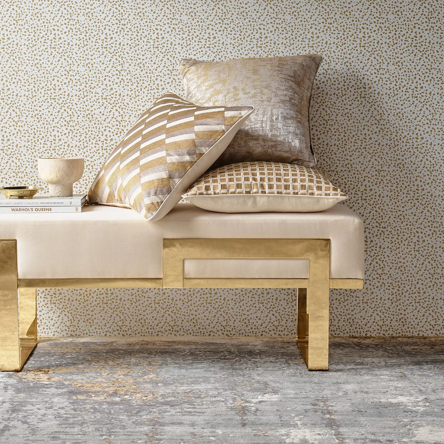 greg natale | sahara cushion | gold