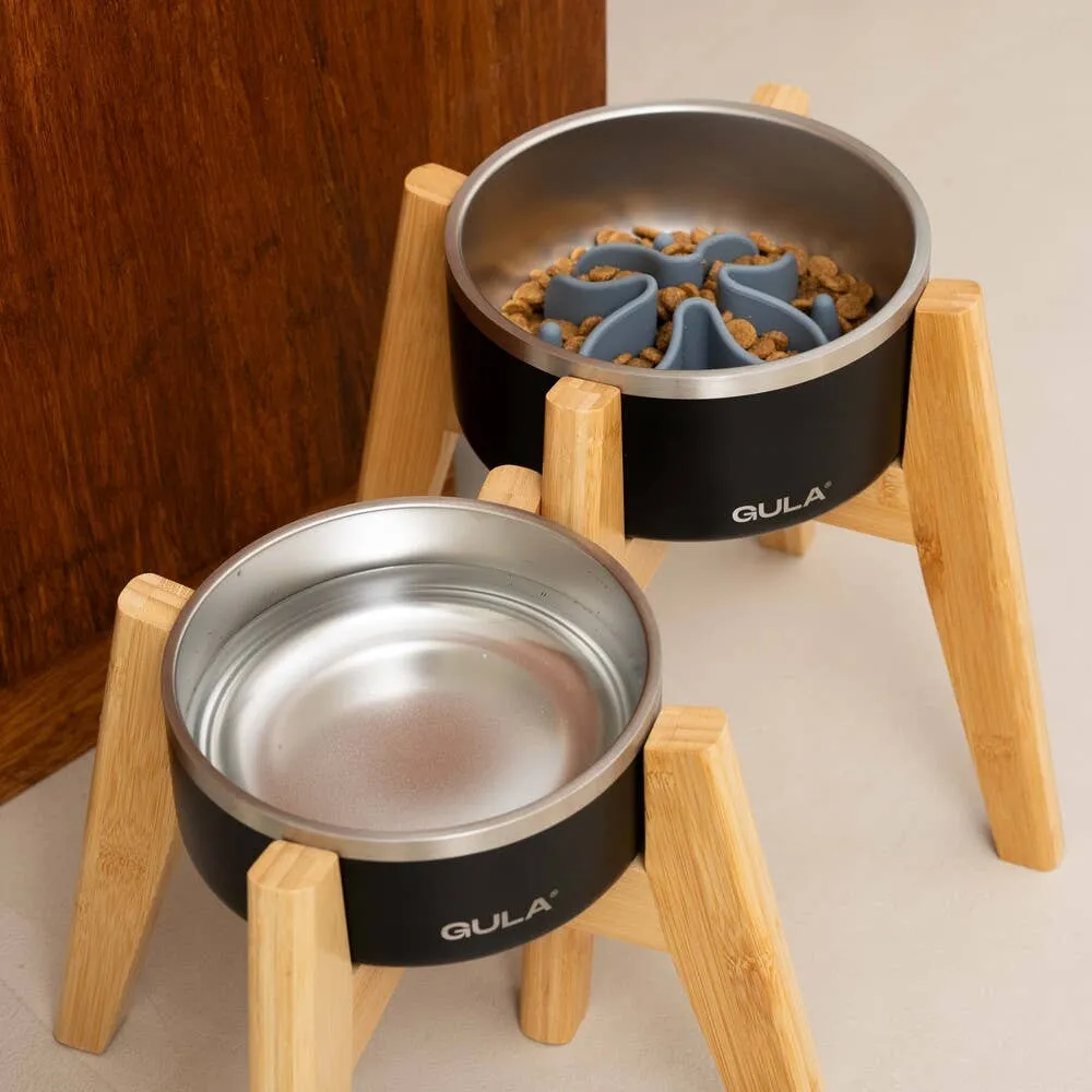 GULA | Double walled and insulated - Black Dog Bowl