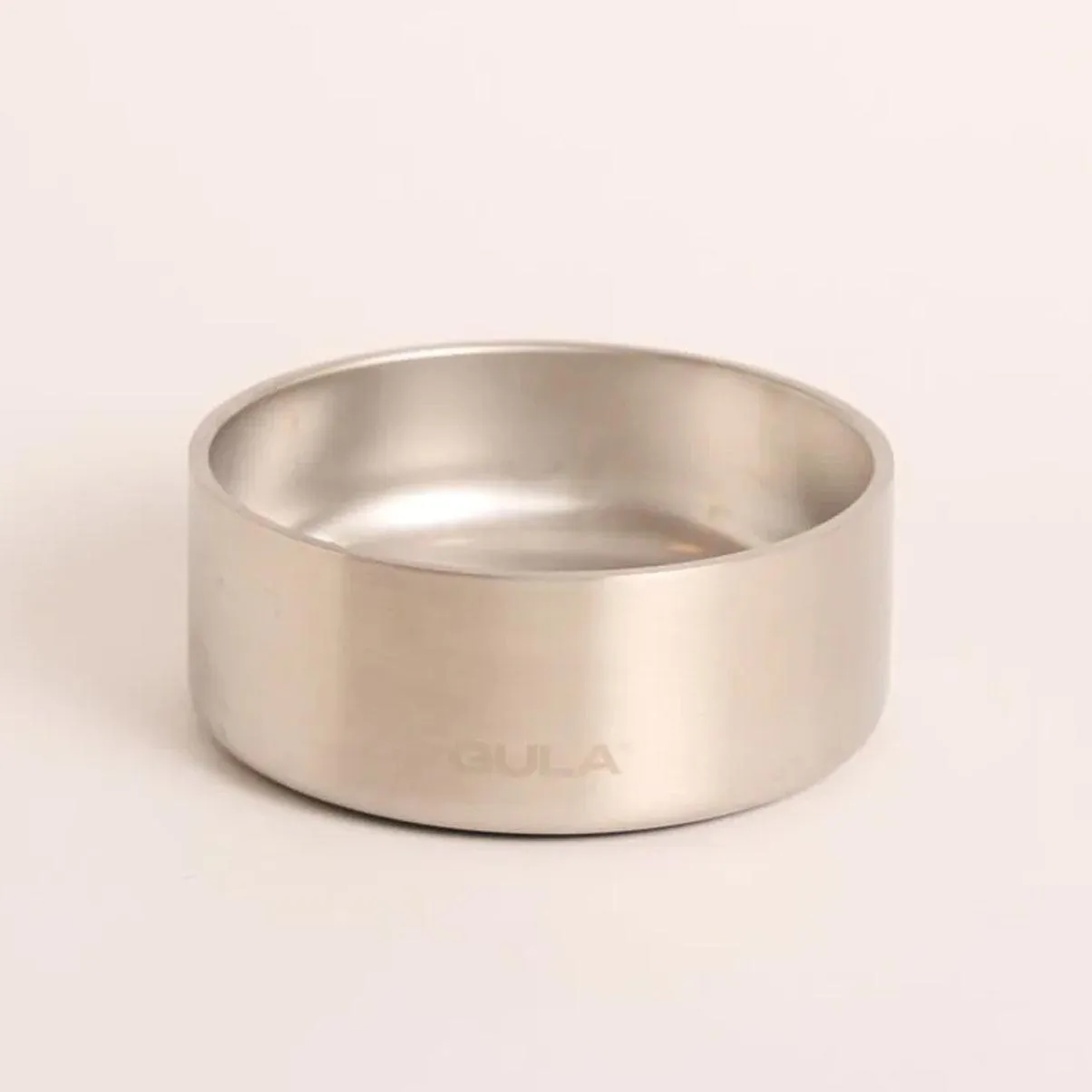 GULA | Double walled and insulated - Silver Dog Bowl