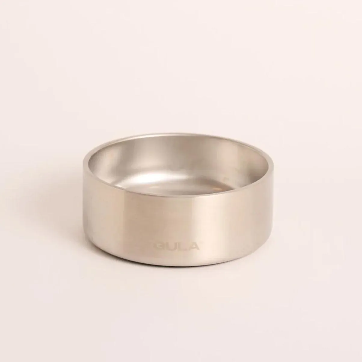 GULA | Double walled and insulated - Silver Dog Bowl