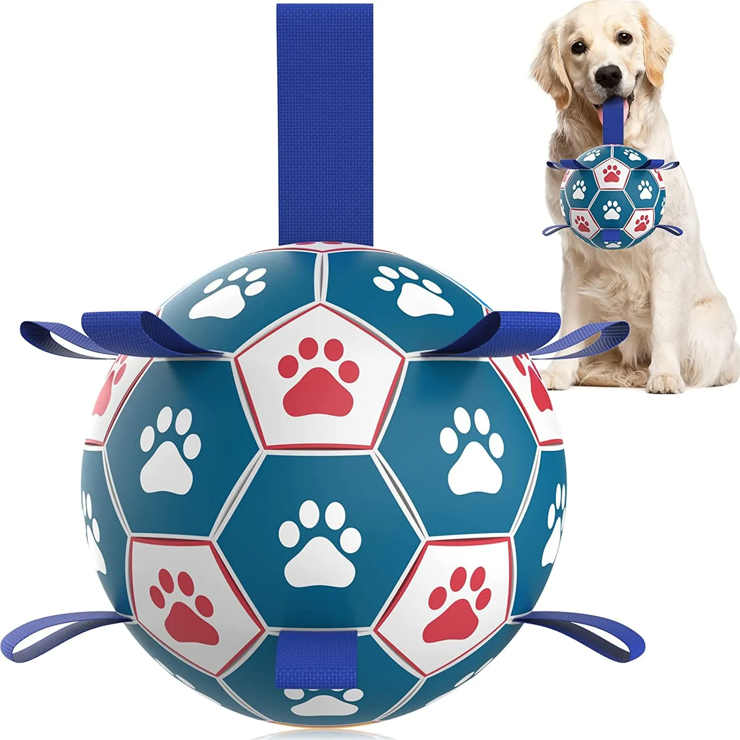 Soccer Ball Straps Dog Toys
