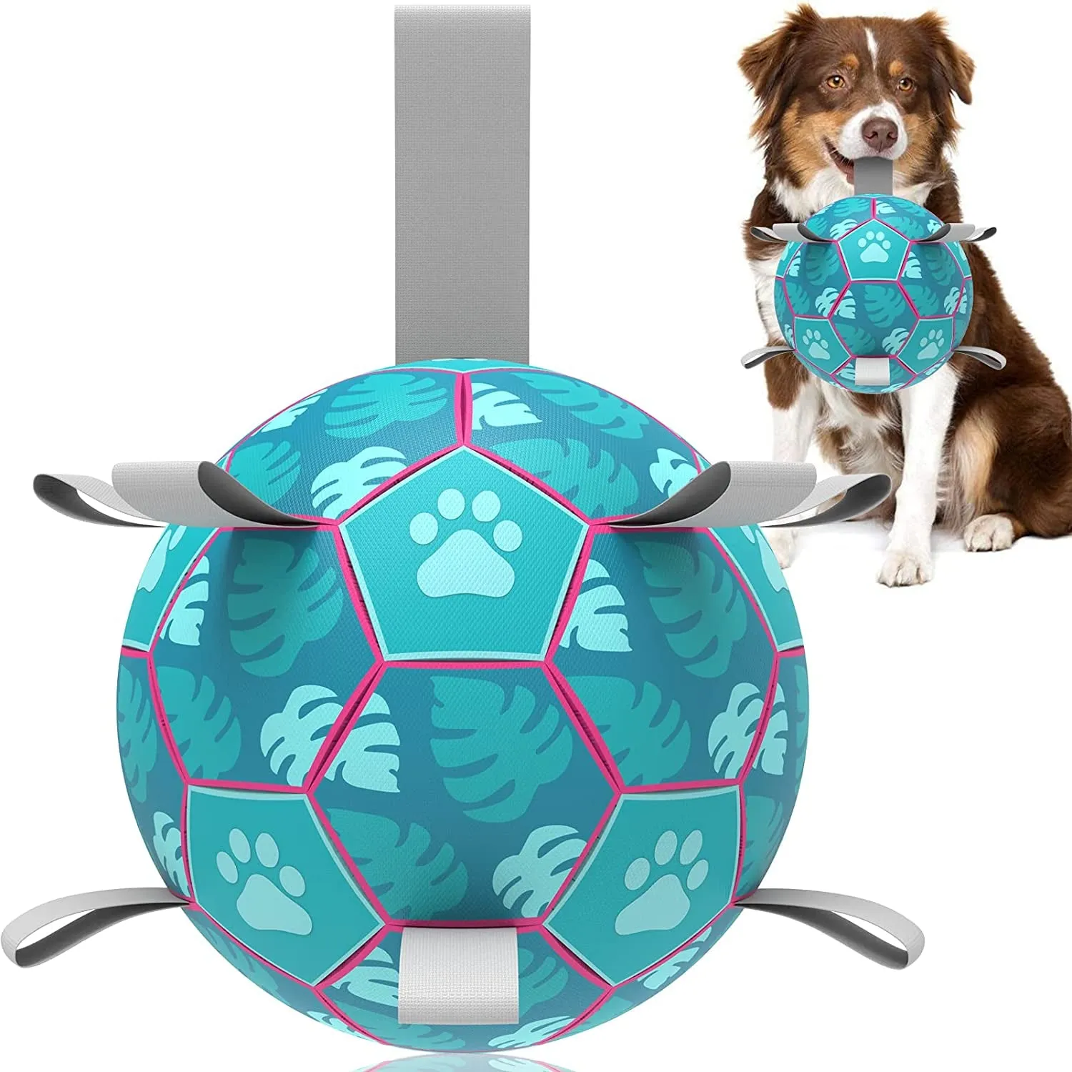 Soccer Ball Straps Dog Toys
