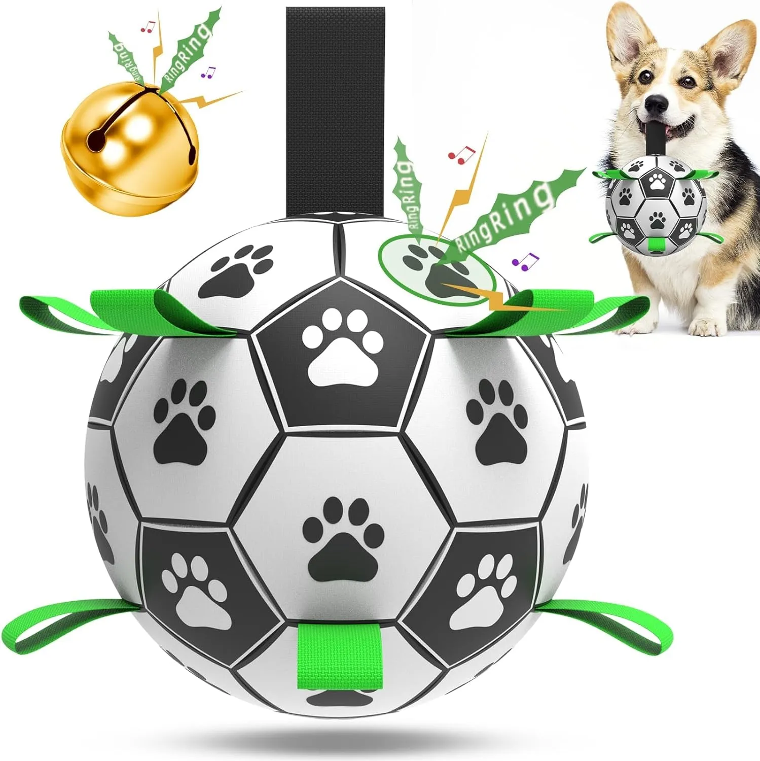 Soccer Ball Straps Dog Toys