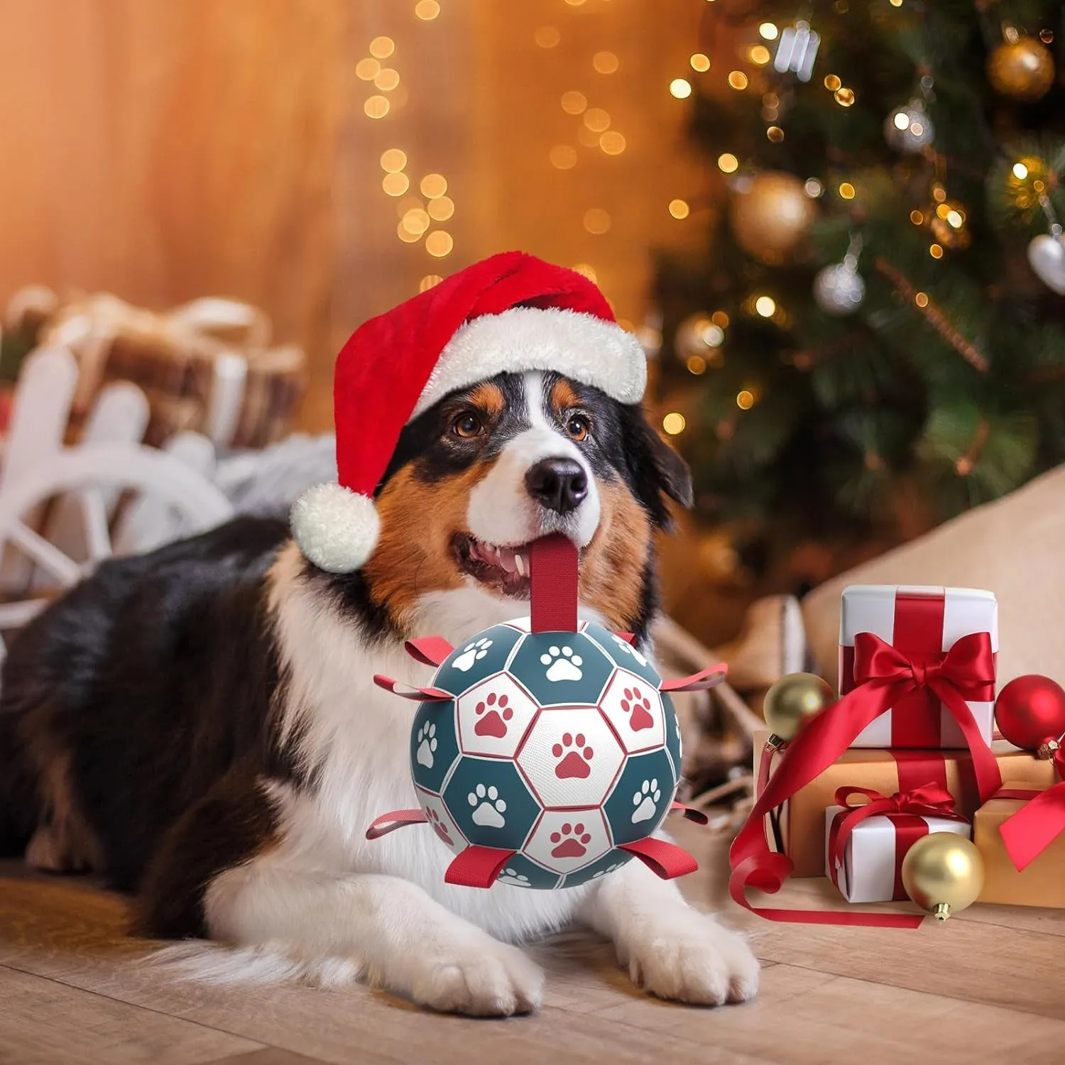 Soccer Ball Straps Dog Toys
