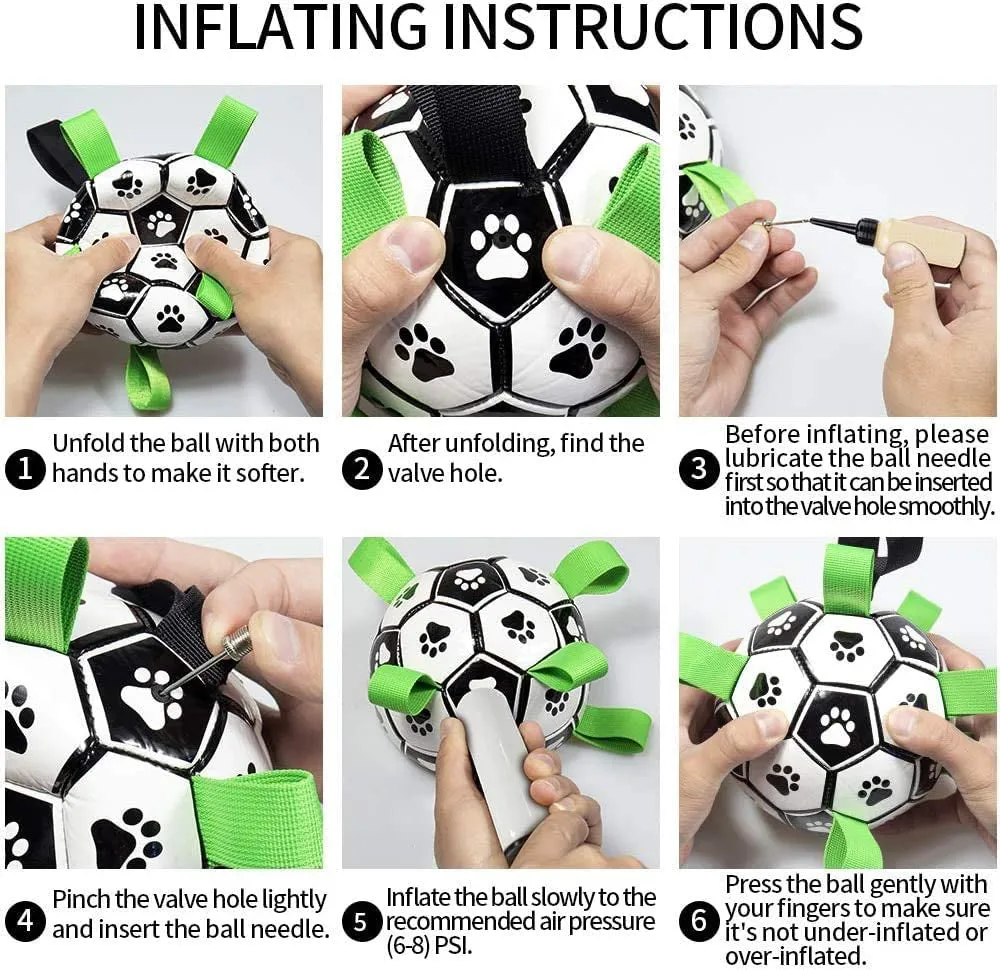 Soccer Ball Straps Dog Toys
