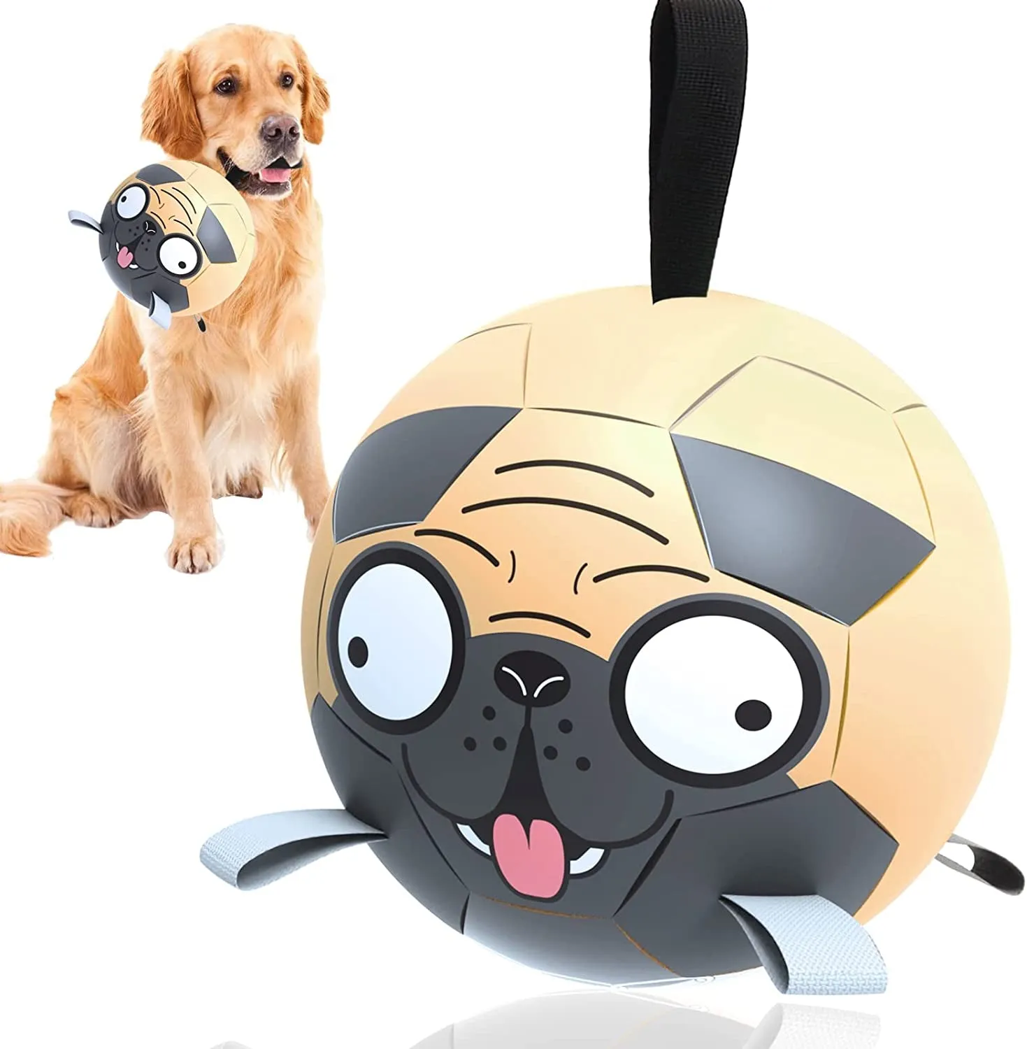 Soccer Ball Straps Dog Toys