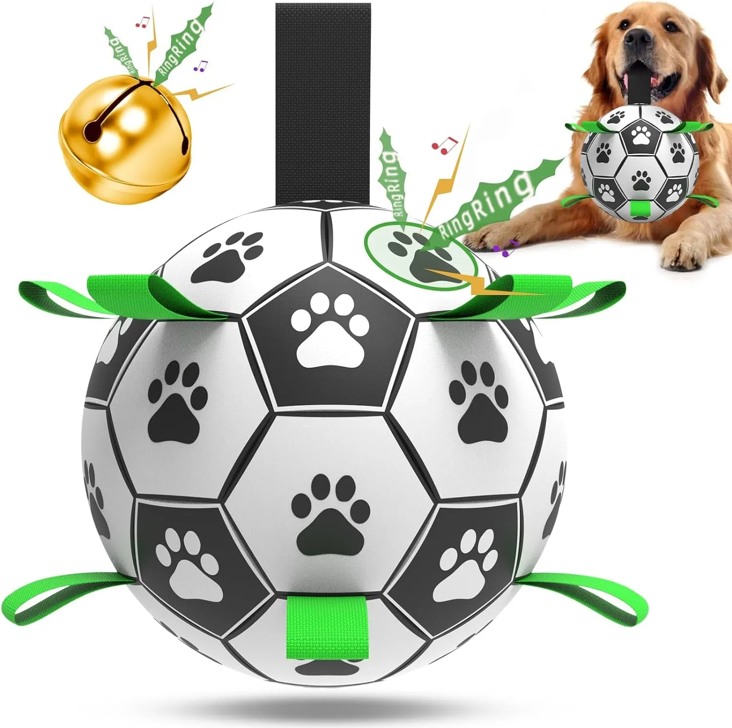 Soccer Ball Straps Dog Toys