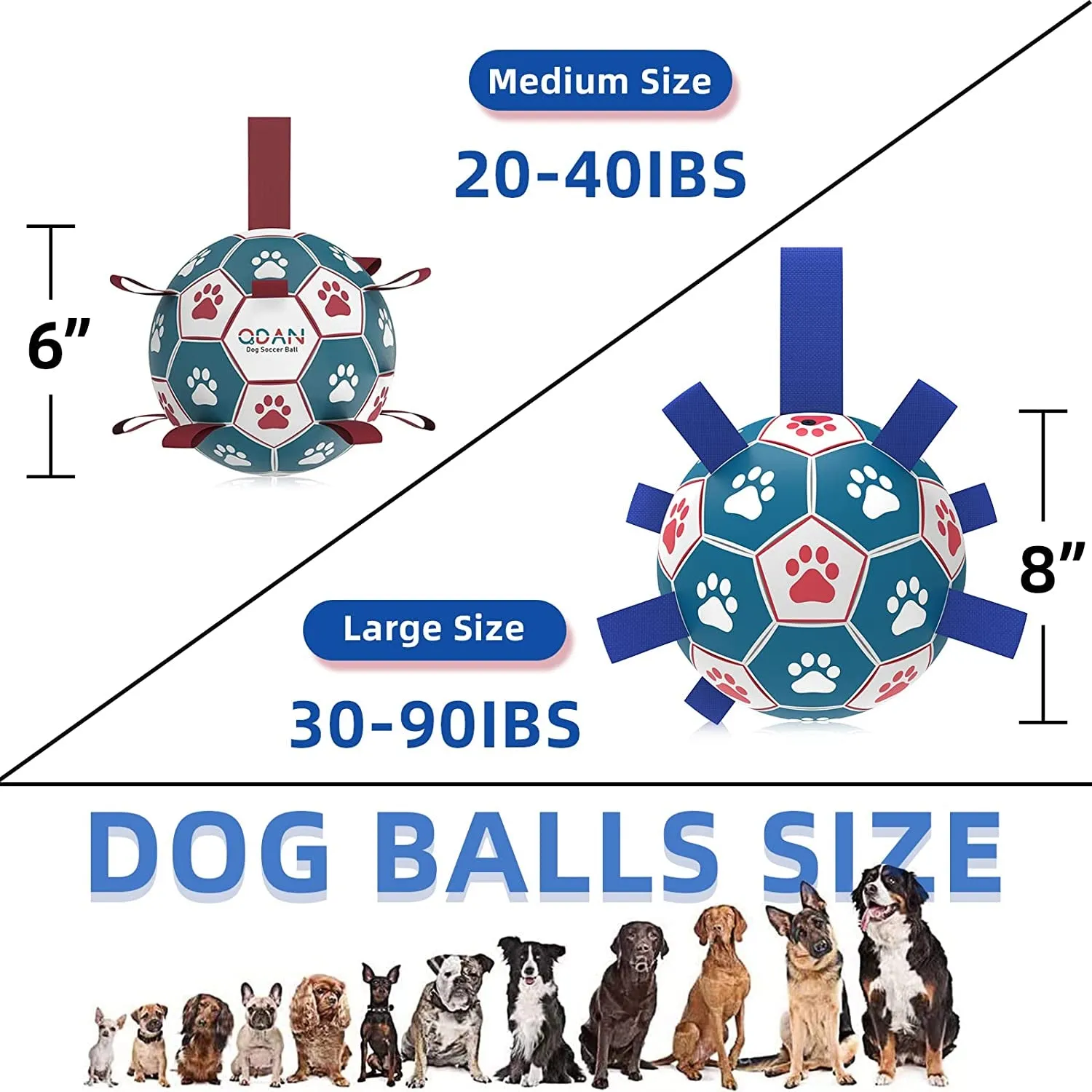 Soccer Ball Straps Dog Toys