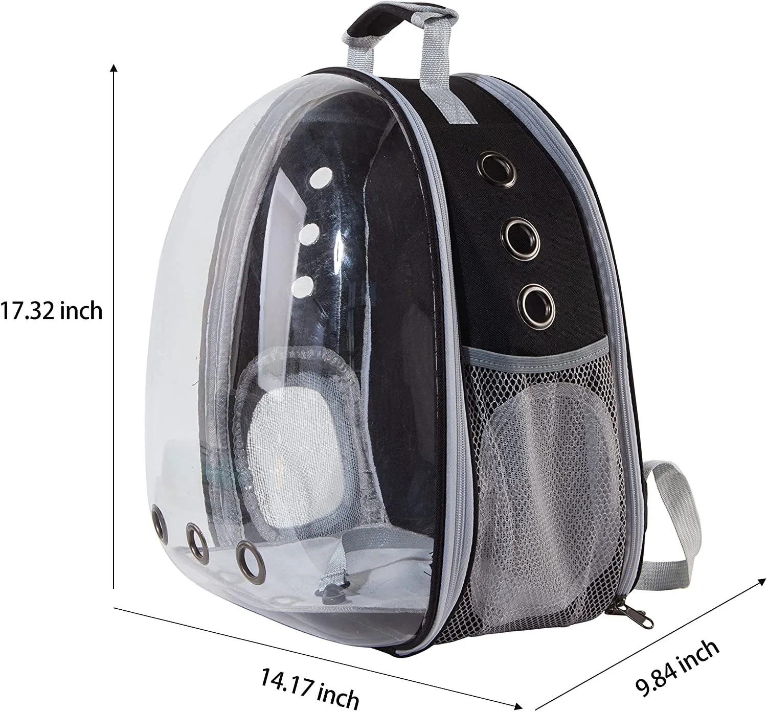 Transparent Space Capsule Pet Carrier