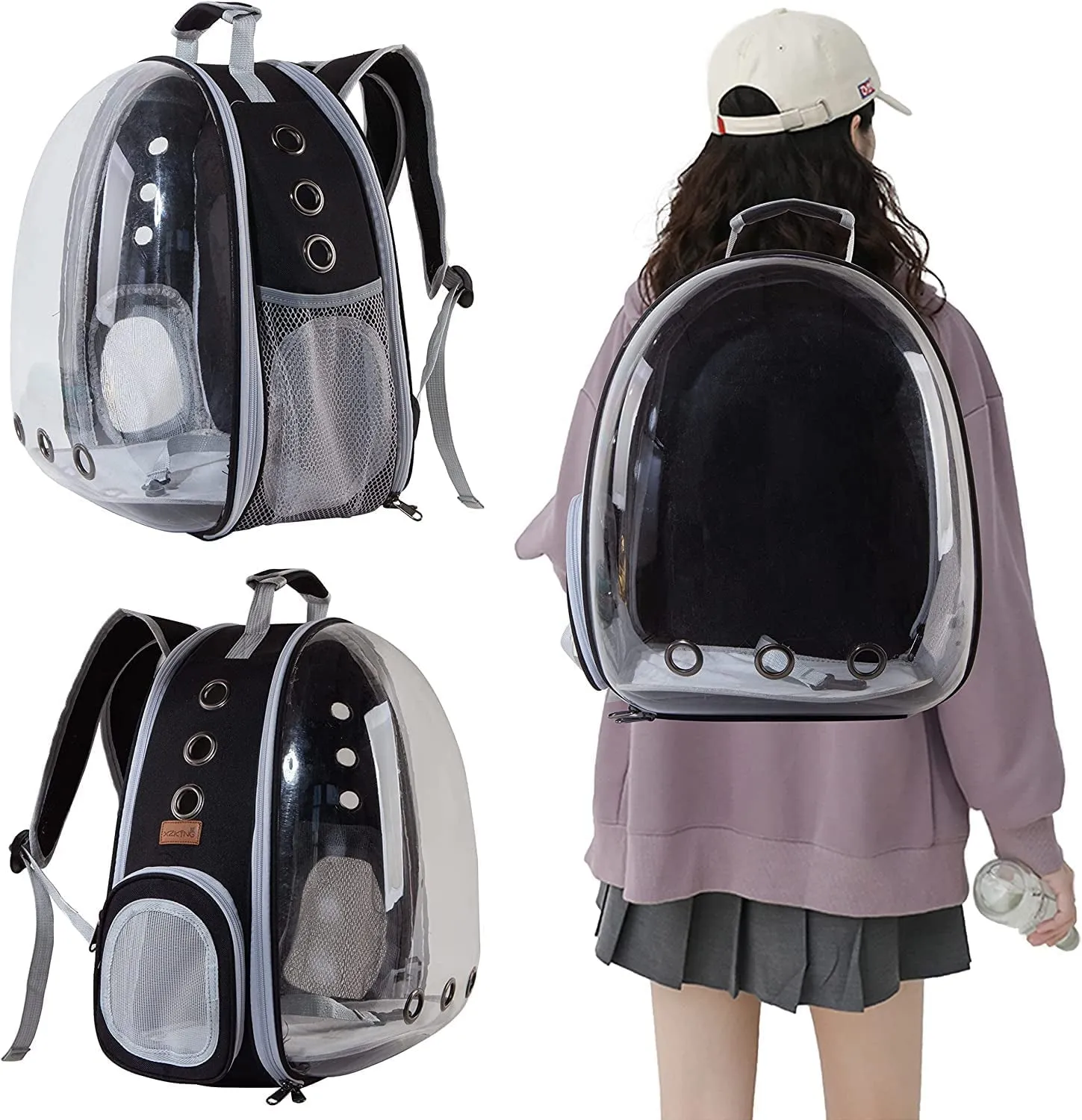 Transparent Space Capsule Pet Carrier